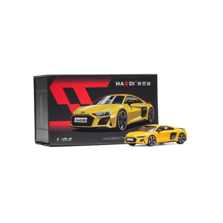 Massdi Audi R8 V10 Coupe Performance 2022 1:64 – Amarillo