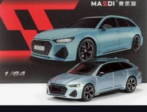 Massdi Audi RS6 - azul hielo 1:64