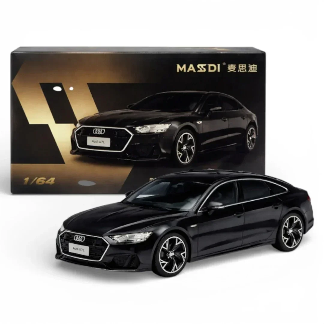 Massdi Audi A7L 2022 - negro 1:64