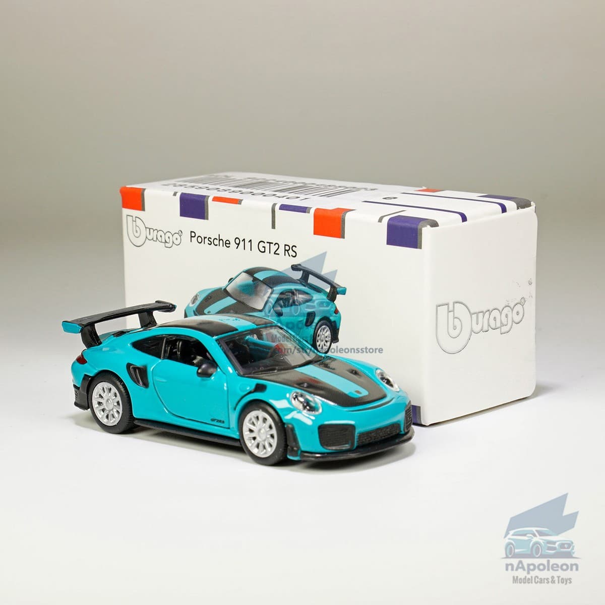 Bburago Porsche GT2 RS – Celeste