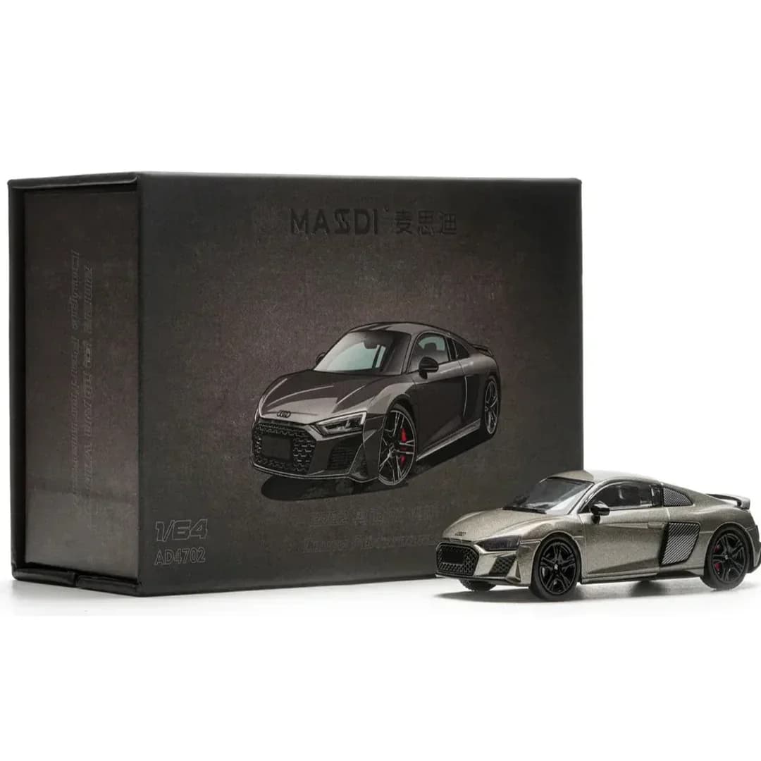 Massdi Audi R8 V10 Coupe Performance 2022 1:64 – Gris